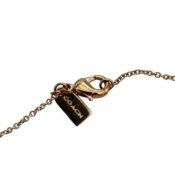 Coach Gold Chain Dreamcatcher Necklace - Picture 3 of 5